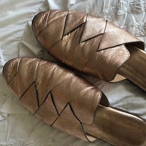 Seychelles Survival Mule: Rose Gold/Leather